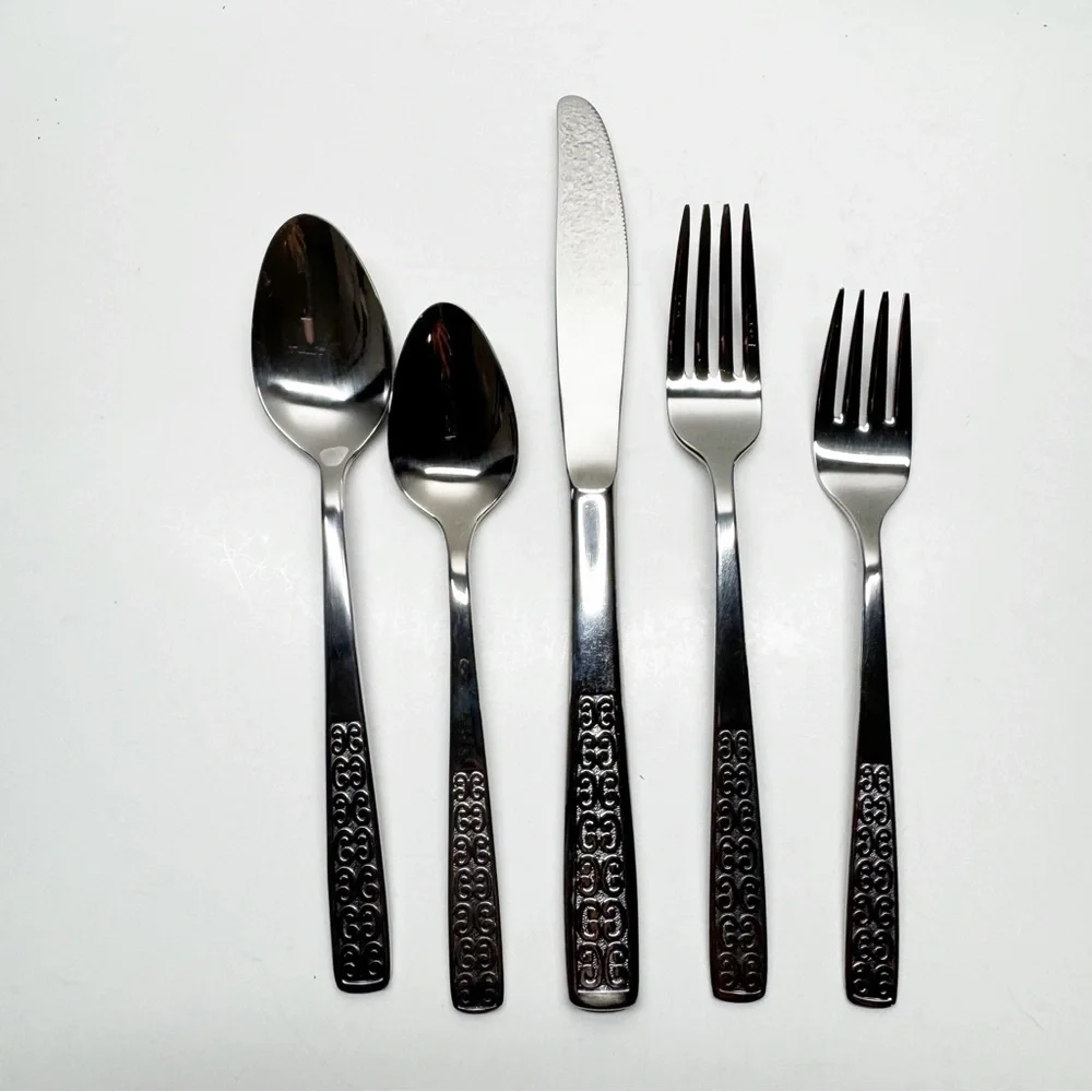 Vintage International Stainless Serenata 5 Piece Single Serve Flatware Set